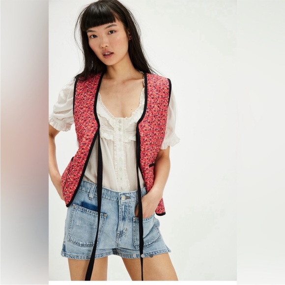 FREE PEOPLE CLAUDINE VEST - Picture 4 of 10